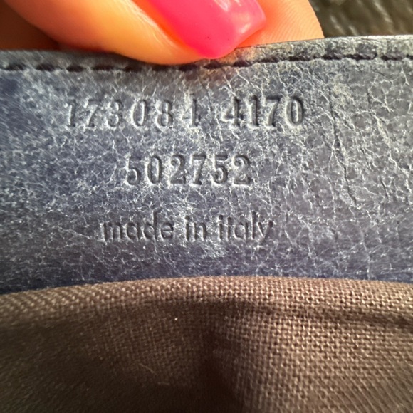 BALENCIAGA Moto Le City Giant Blue 
Lambskin Leather Handbag &  Wallet - Picture 17 of 17